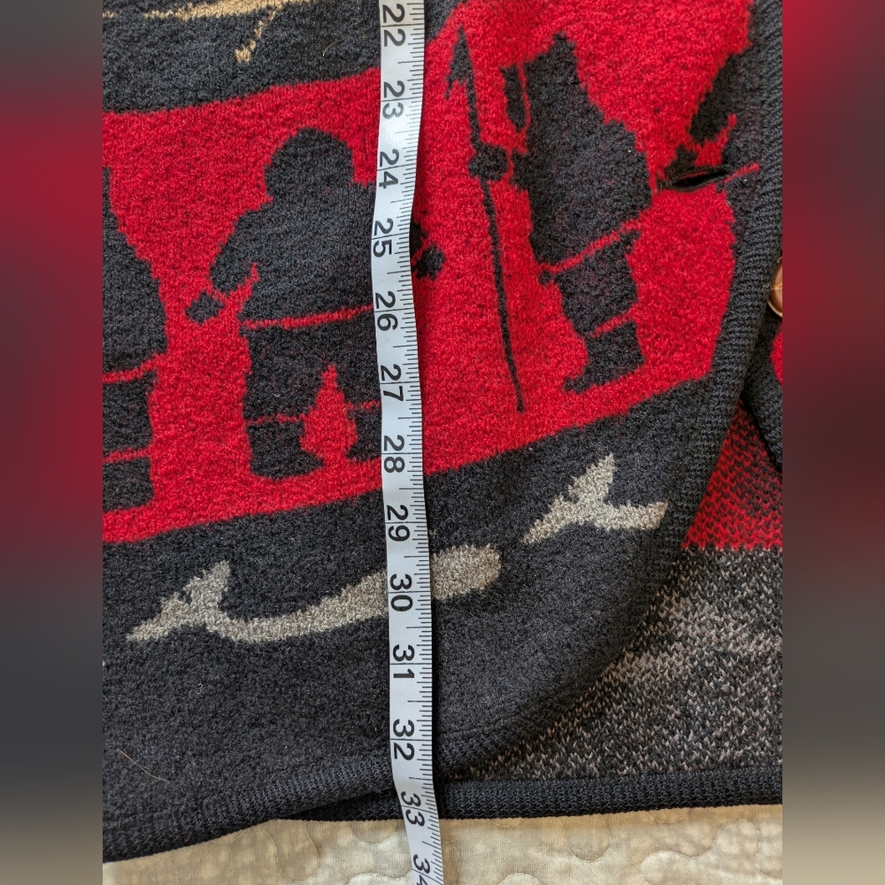 NEW, Tundra Canada Wool Vintage Cardigan With Indigenous Inspired Pattern NWT - Picture 8 of 12